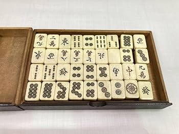 Amazon | 背竹骨面牌 時代箱付き 麻雀牌セット マージャンパイ